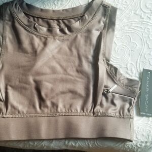 Tahari Sport Bra in Taupe
